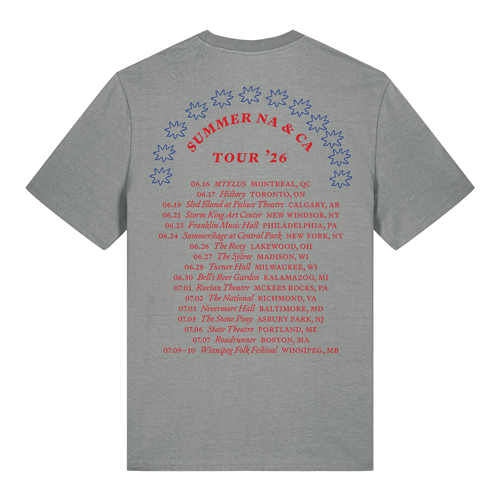 US & Canada Spring 2026 Tour T-Shirt (Grey)