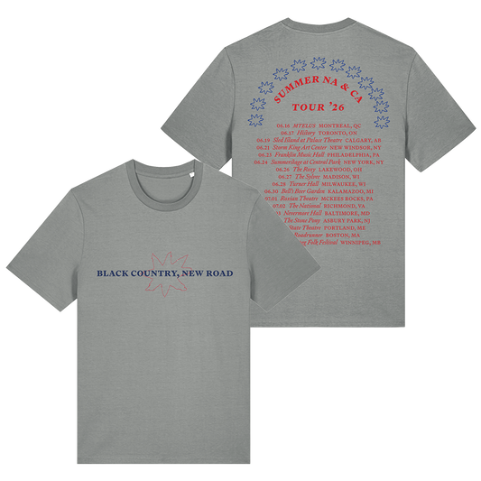US & Canada Spring 2026 Tour T-Shirt (Grey)