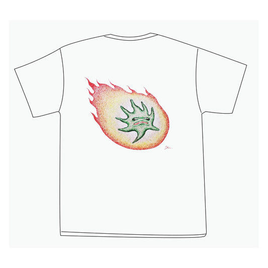 White Forever Howlong Tee